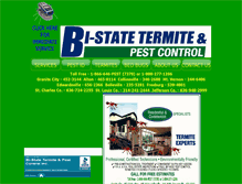 Tablet Screenshot of bistatepestcontrol.com